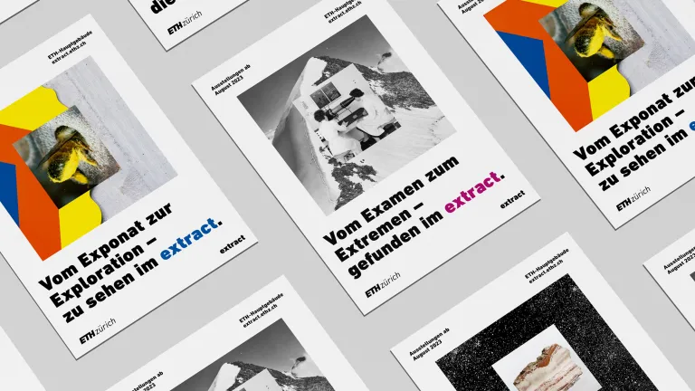 Plakatsammlung von ETH Extract.