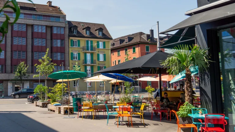 Grünes Sergeant Haus von Aussen