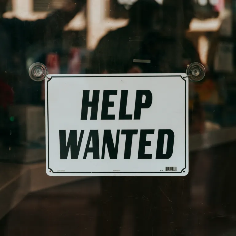 help wanted sign
