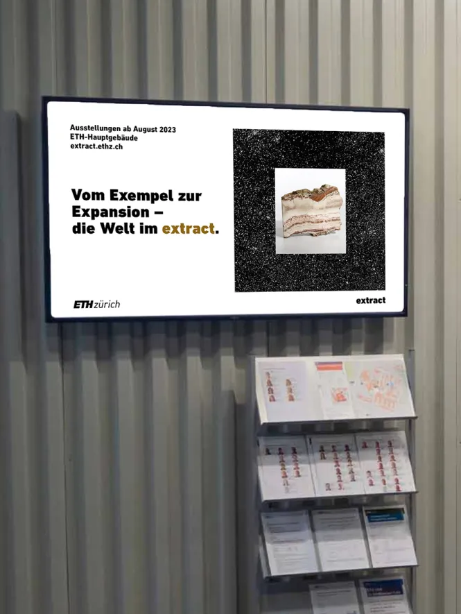 ETH extract advertising screen