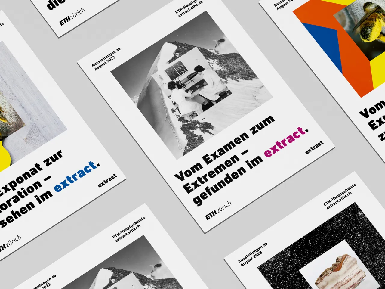 Plakatsammlung von ETH Extract.