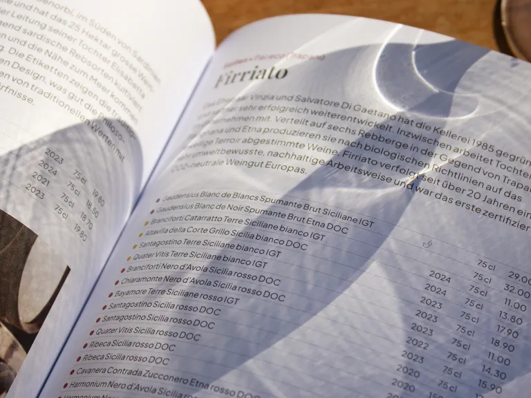 Fischer Weine – Weinliste mit Preisen