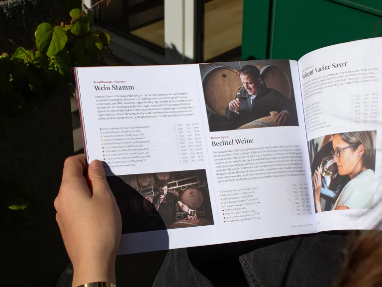 Fischer Weine – Weinlisten-Broschüre