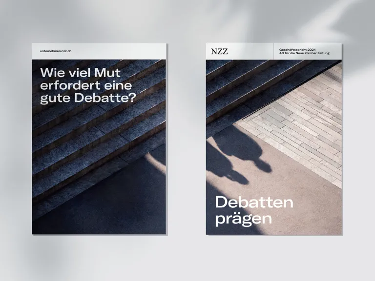 NZZ annual report Covers
