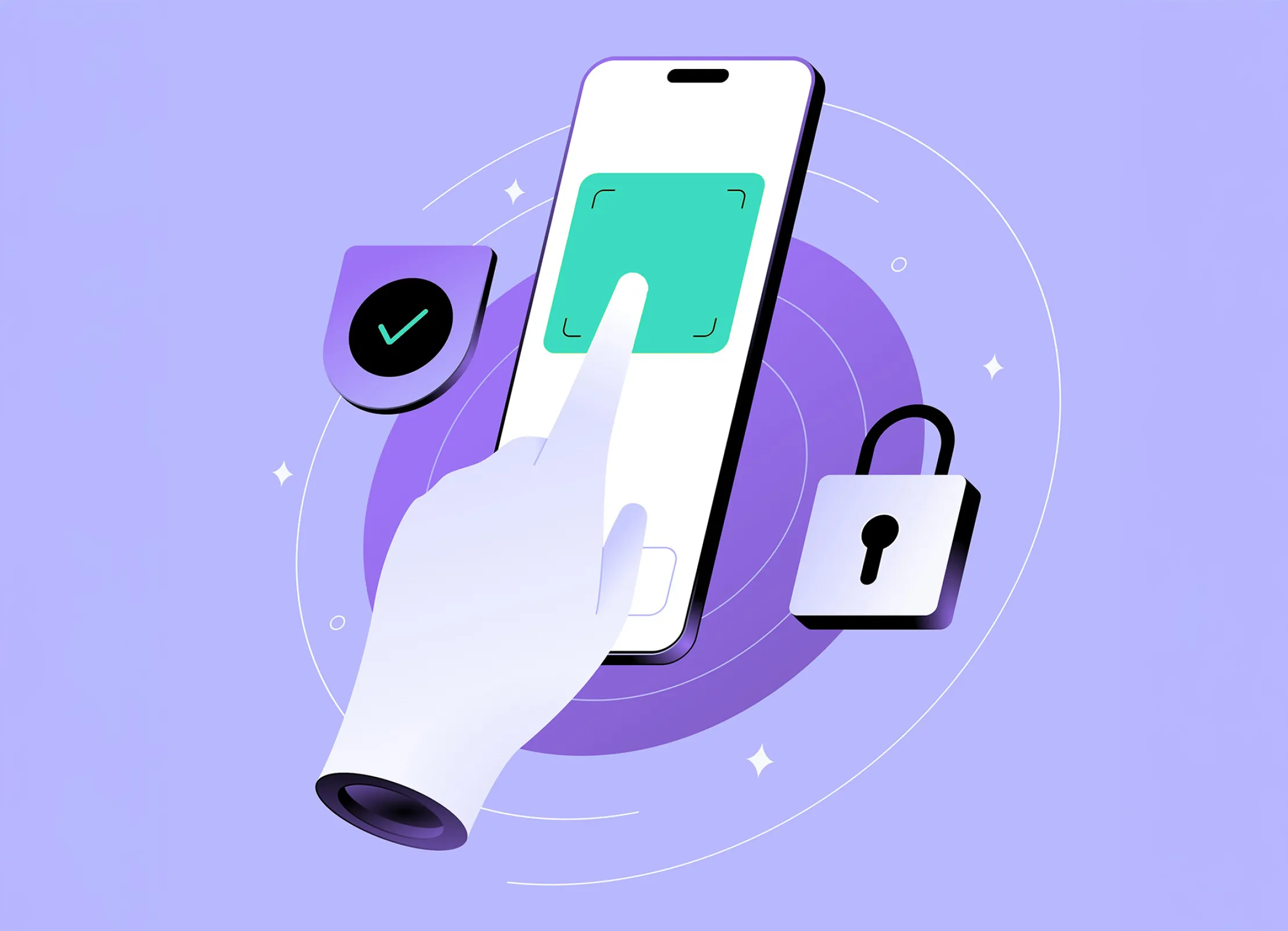 Finger tapping on Smartphone
