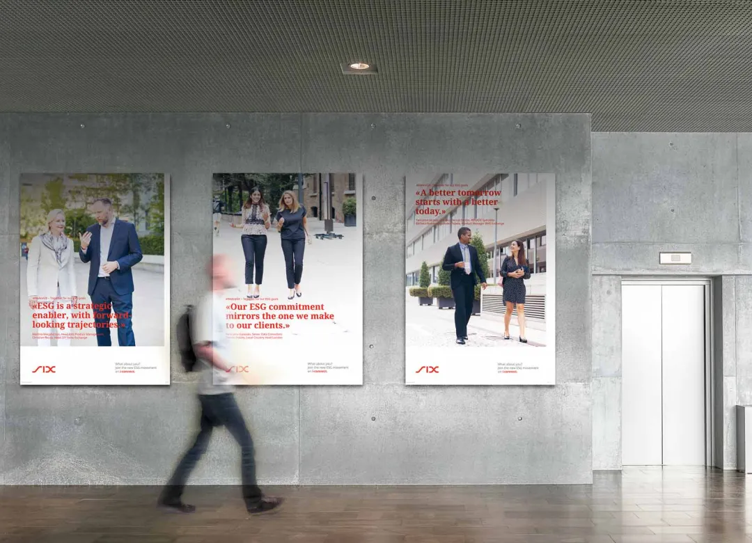six posters on a wall